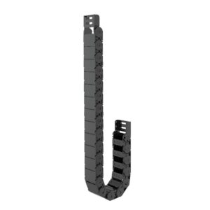 Semi-enclosed small drag chain
